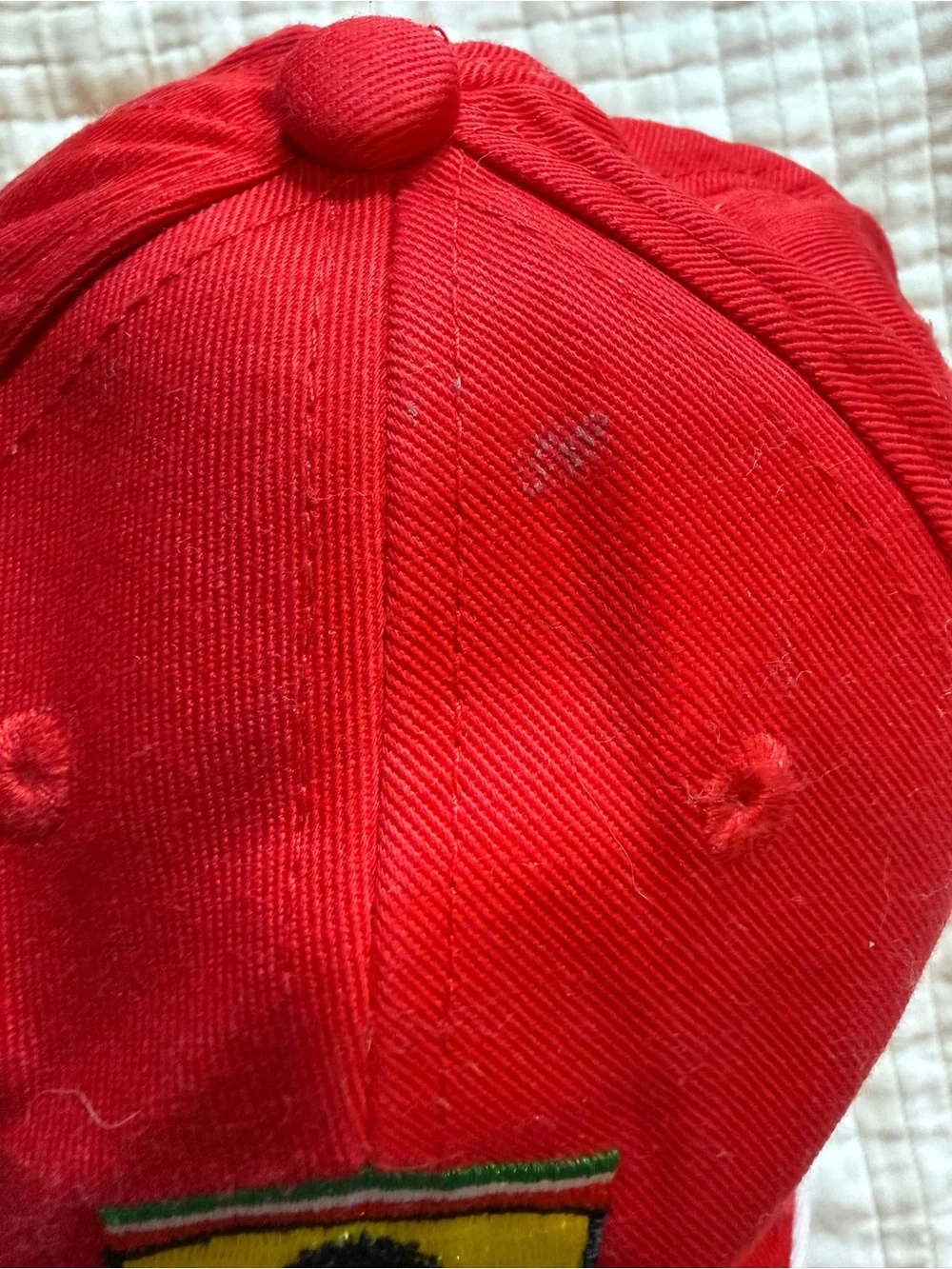 Vintage Kids Scuderia Ferrari Adjustable Baseball Cap OS